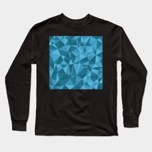 Blue Triangles Long Sleeve T-Shirt